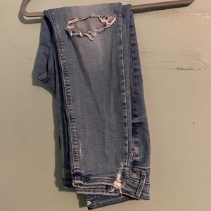 old navy ripped denim jeans